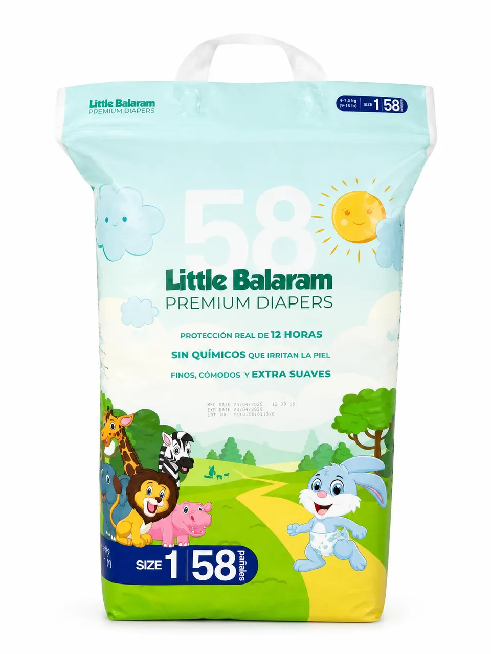 Pañal P/Bebe #1 Little Balaram Premium Jumbo