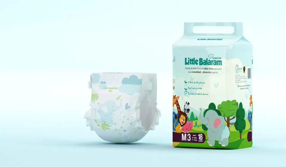 Pañal P/Bebe #3 Little Balaram Premium