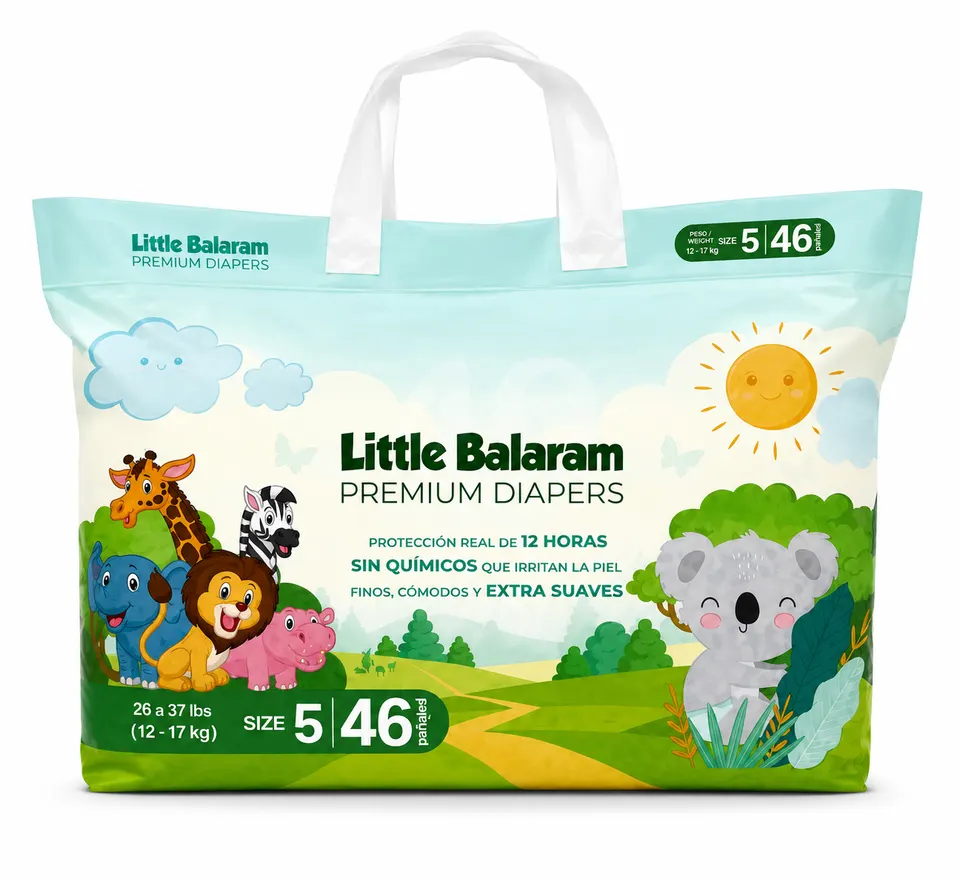 Pañal P/Bebe #5 Little Balaram Premium Jumbo