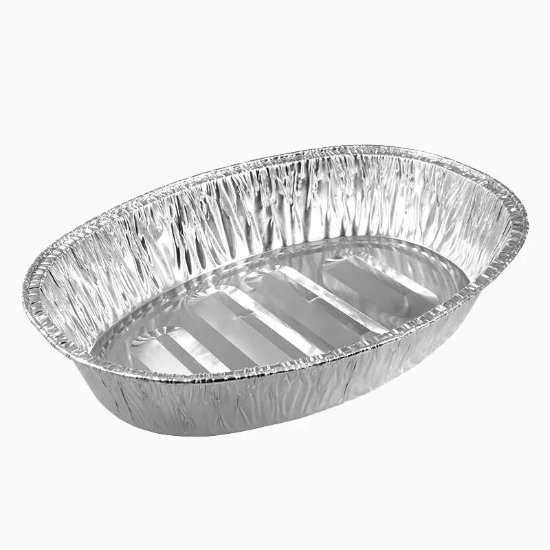 Bandeja de Aluminio Mediana Ovalada