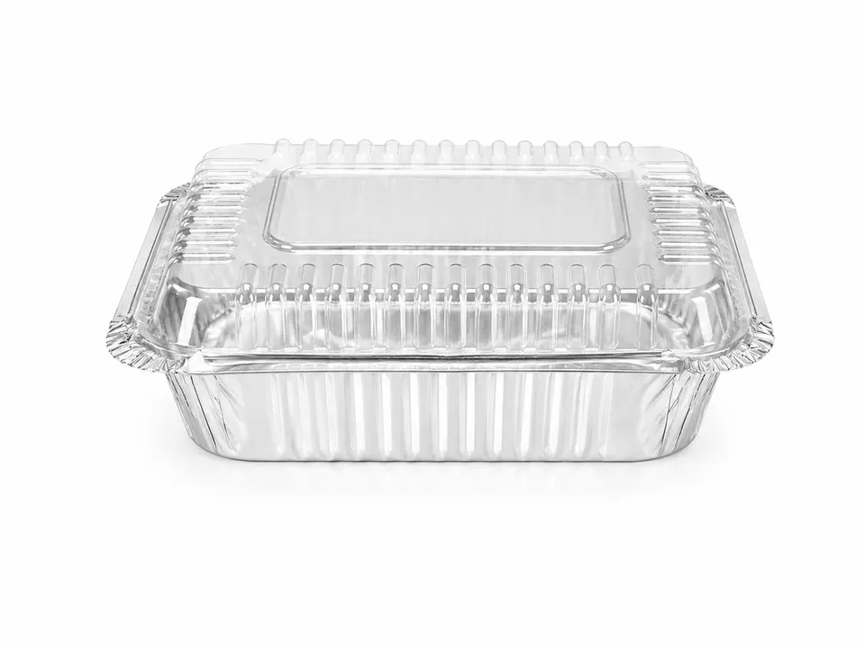 Envase de Aluminio Rectangular 1.5Lb
