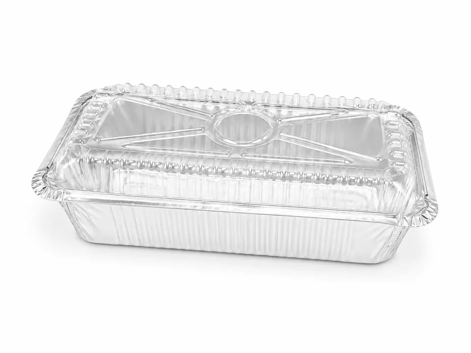 Envase de Aluminio Rectangular 2Lb