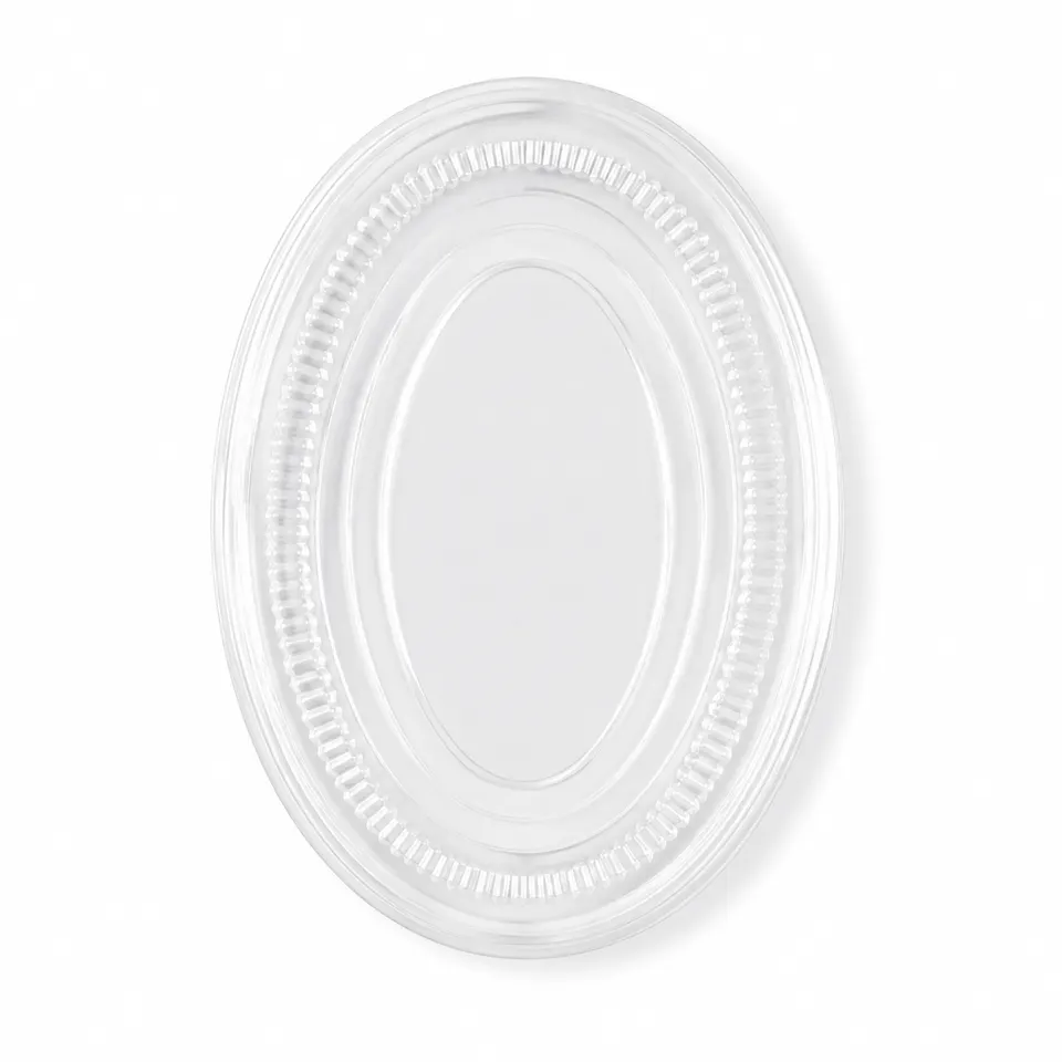Tapa P/Bandeja de Aluminio Mediana Ovalada