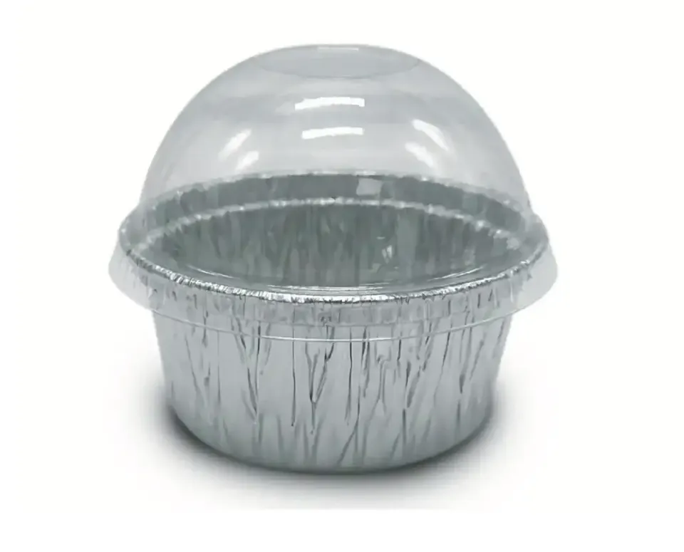 Tapa P/Envase de Aluminio Redondo 4 Onzas