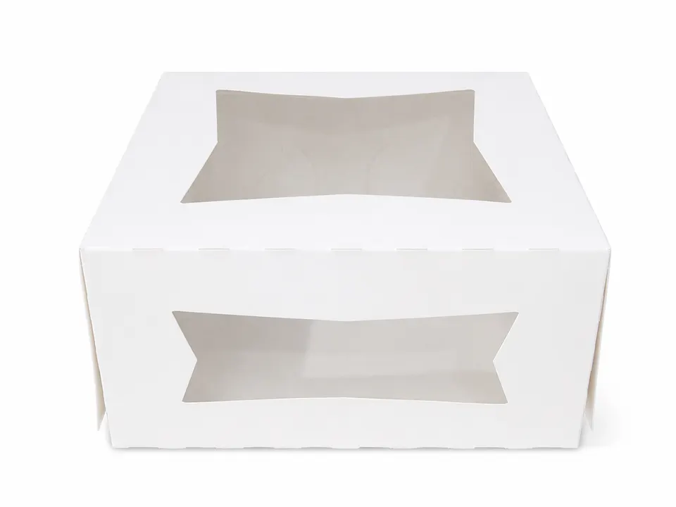 Caja Blanca C/Ventana 8x8x4