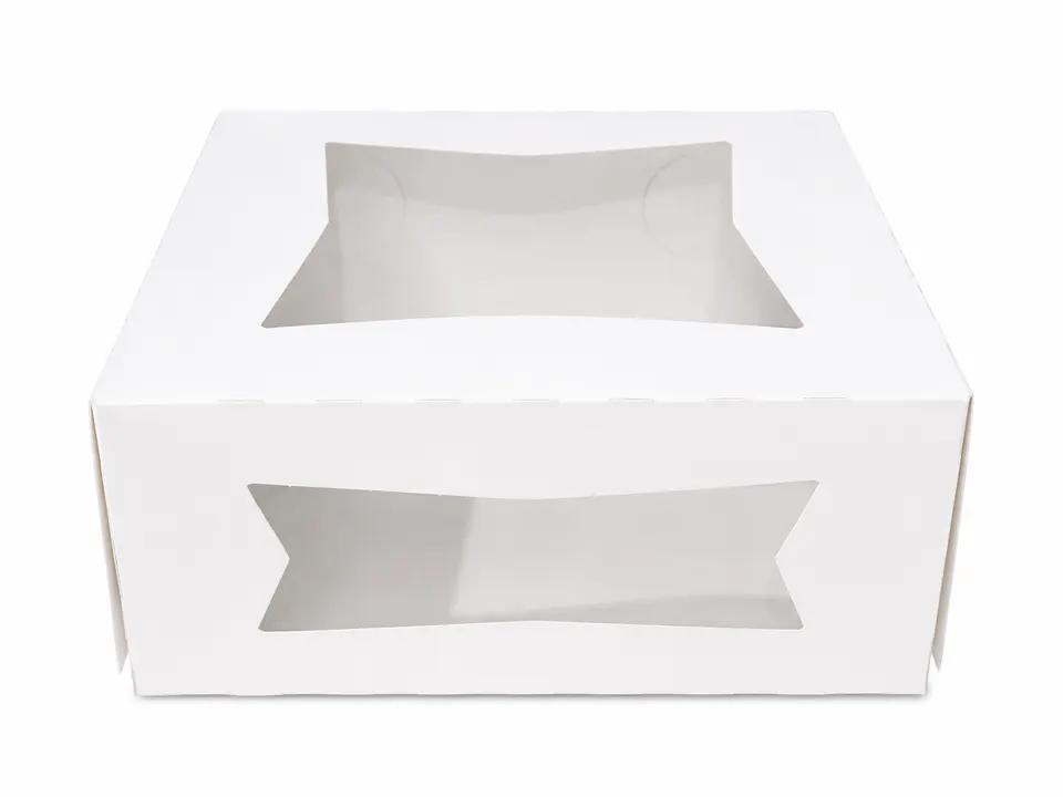Caja Blanca C/Ventana 9x9x4