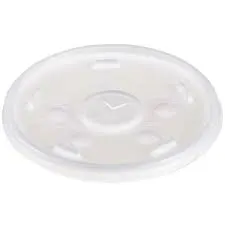 Tapa P/Vaso de Cartón Bebida Fria