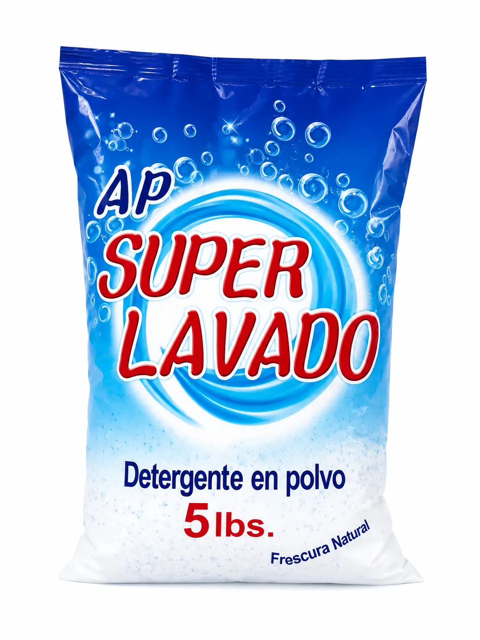 Detergente en Polvo C/Bicarbonato 5Lb