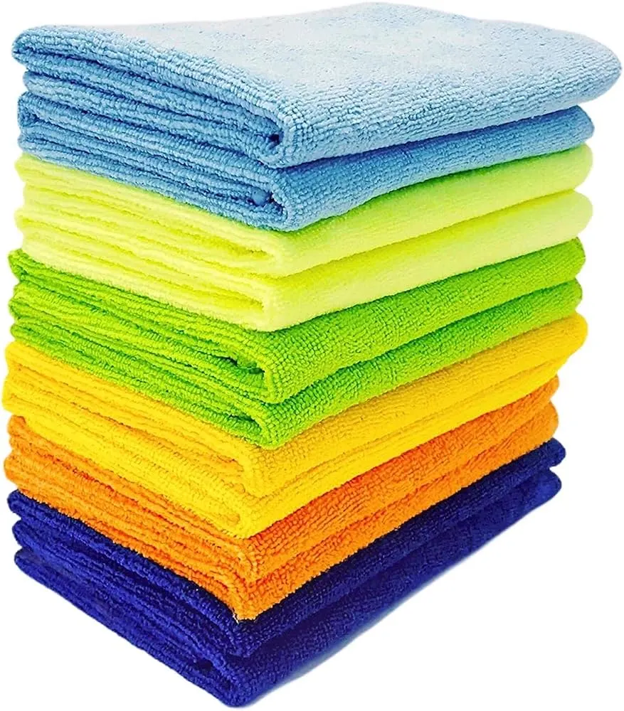 Toallas de Microfibra Colores Variados