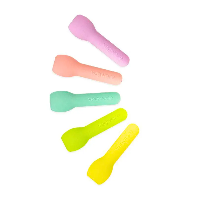Cucharas Pequeñas de Papel Colores Variados