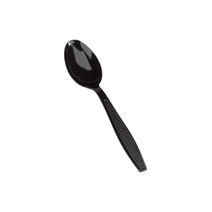 Cucharas Plásticas Negras