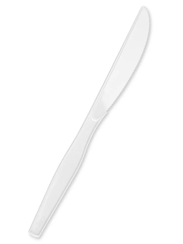 Cuchillos Plásticos Blancos