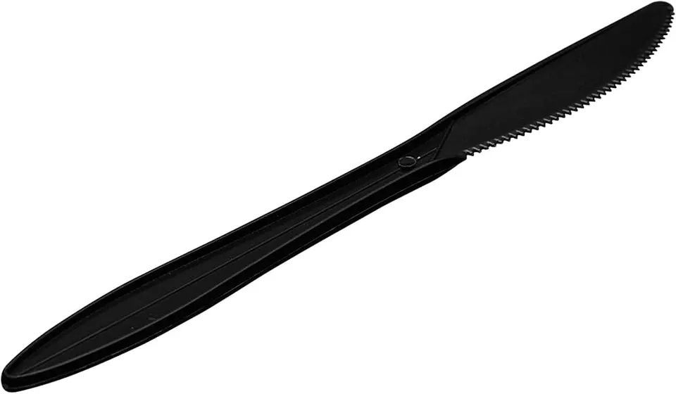 Cuchillos Plásticos Negros