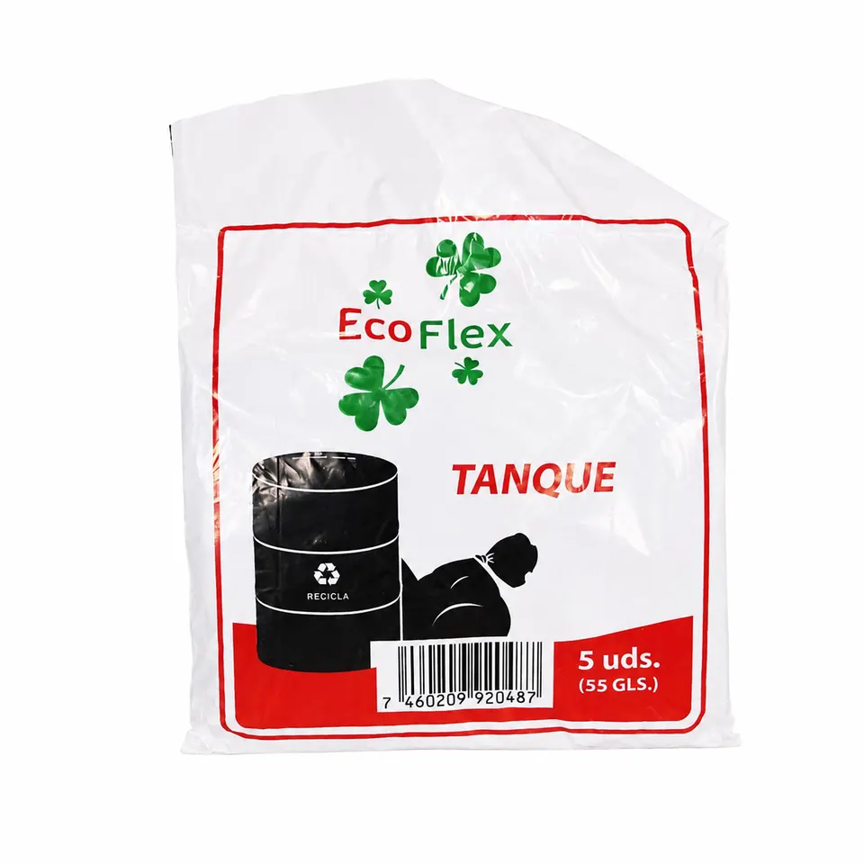 Fundas de Tanque Negras P/Basura 55g Empacadas